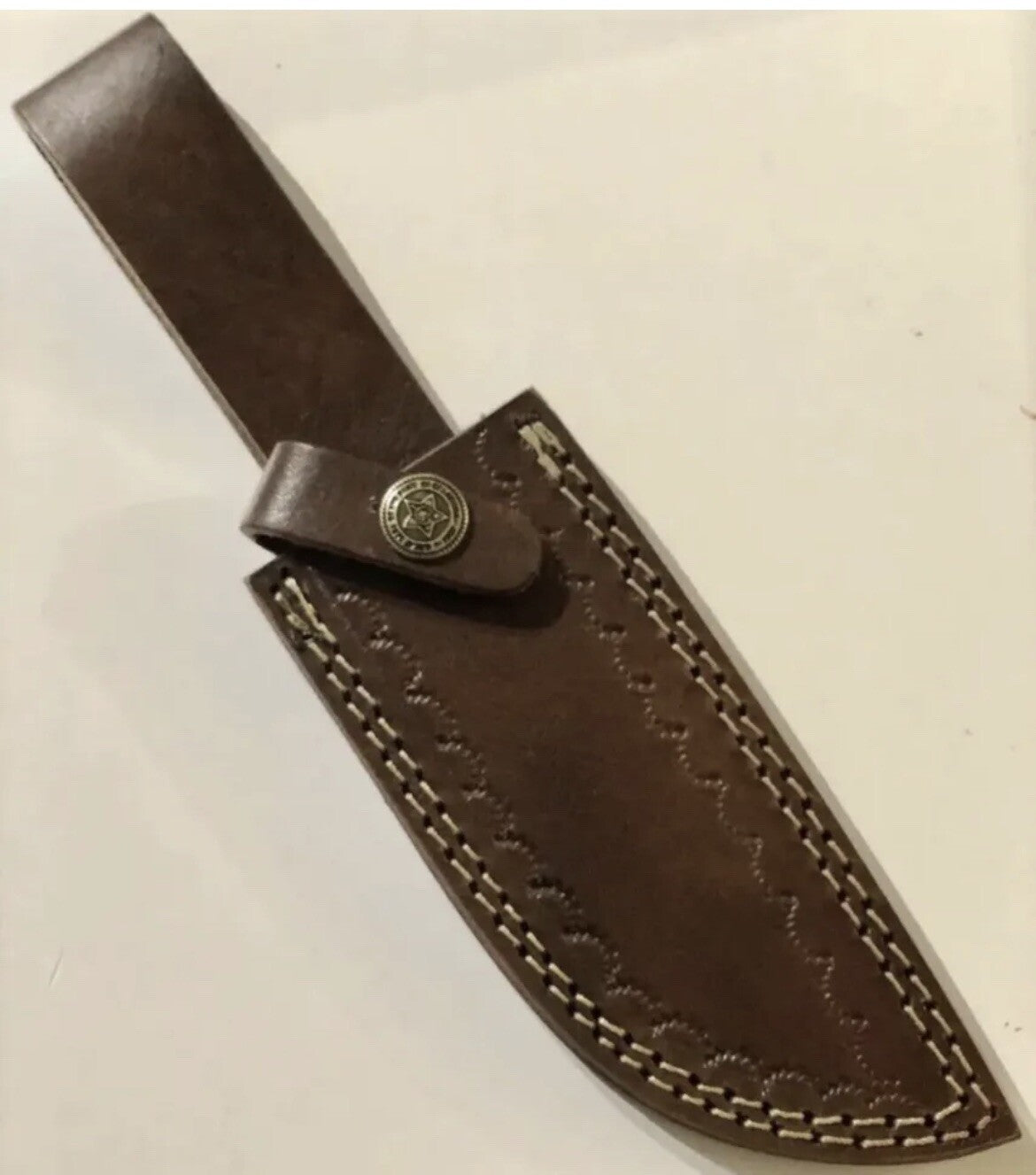 Custom Handmade Damascus Steel Hunting Skinning Knife Deer Stag Handle Survival - Image 5